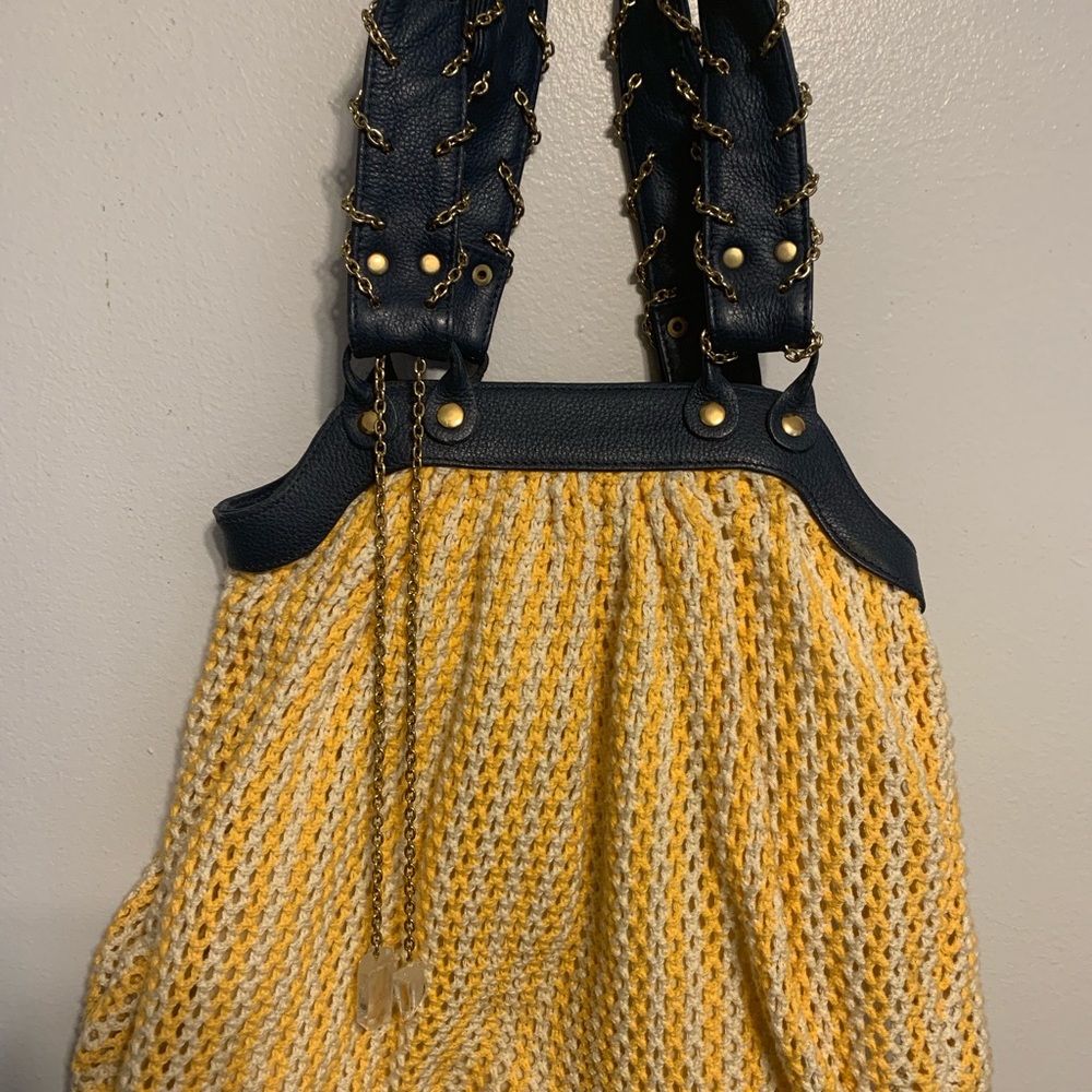 Tarah Smith Crochet Crystal Handbag